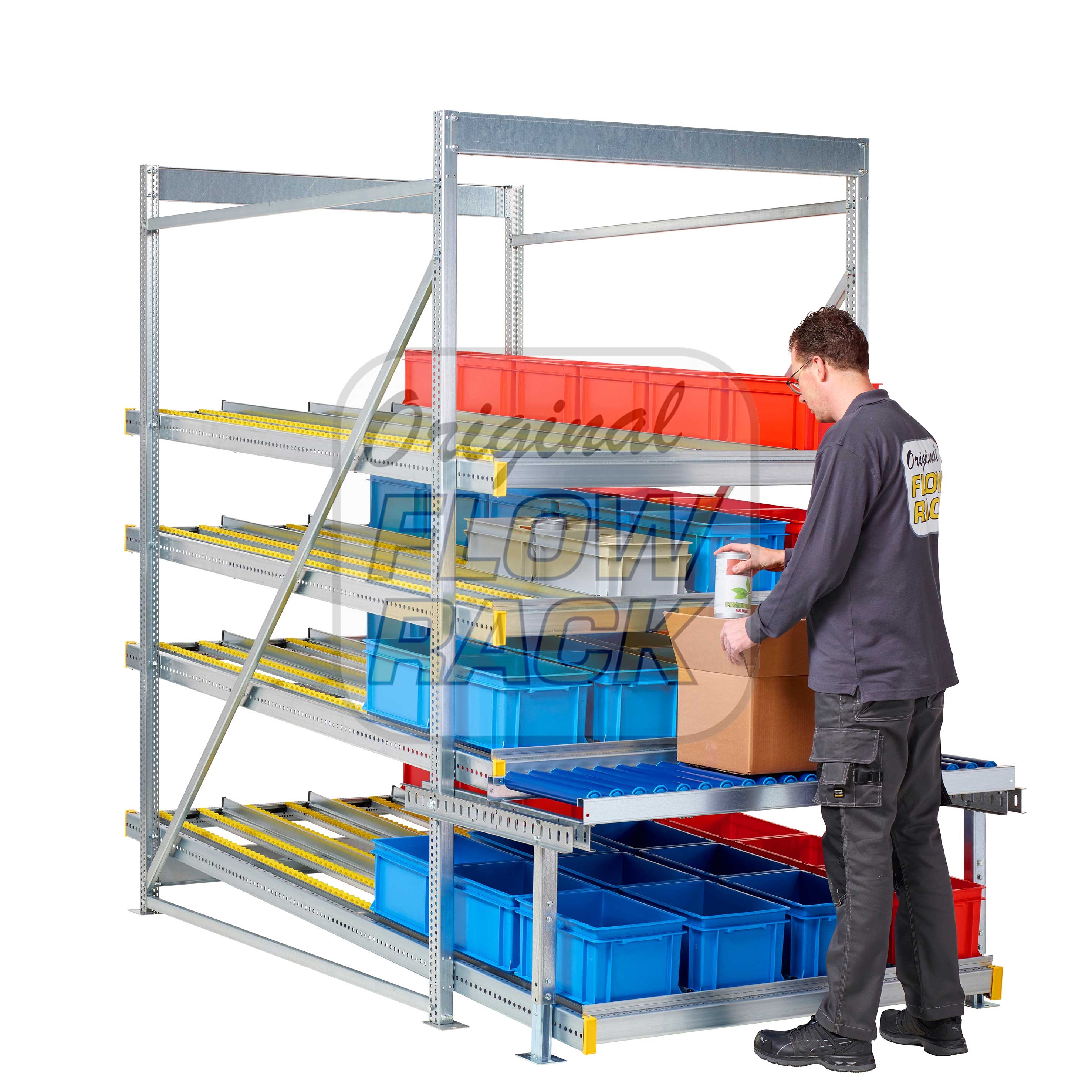 Example C1 - straight pick side, with conveyor