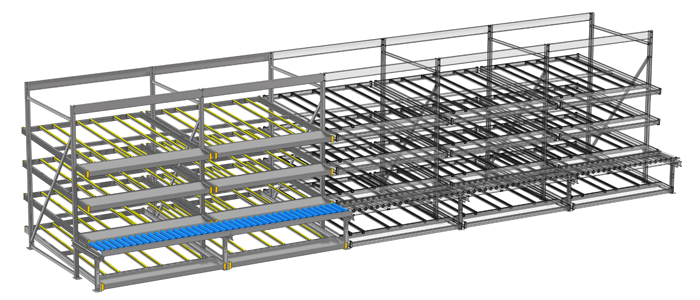 live storage racking order picking